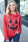 Halloween Jack-O-Lantern Terry Thumb Hole Double Hoodie