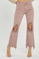 Zola RISEN Distressed Ankle Bootcut Jeans