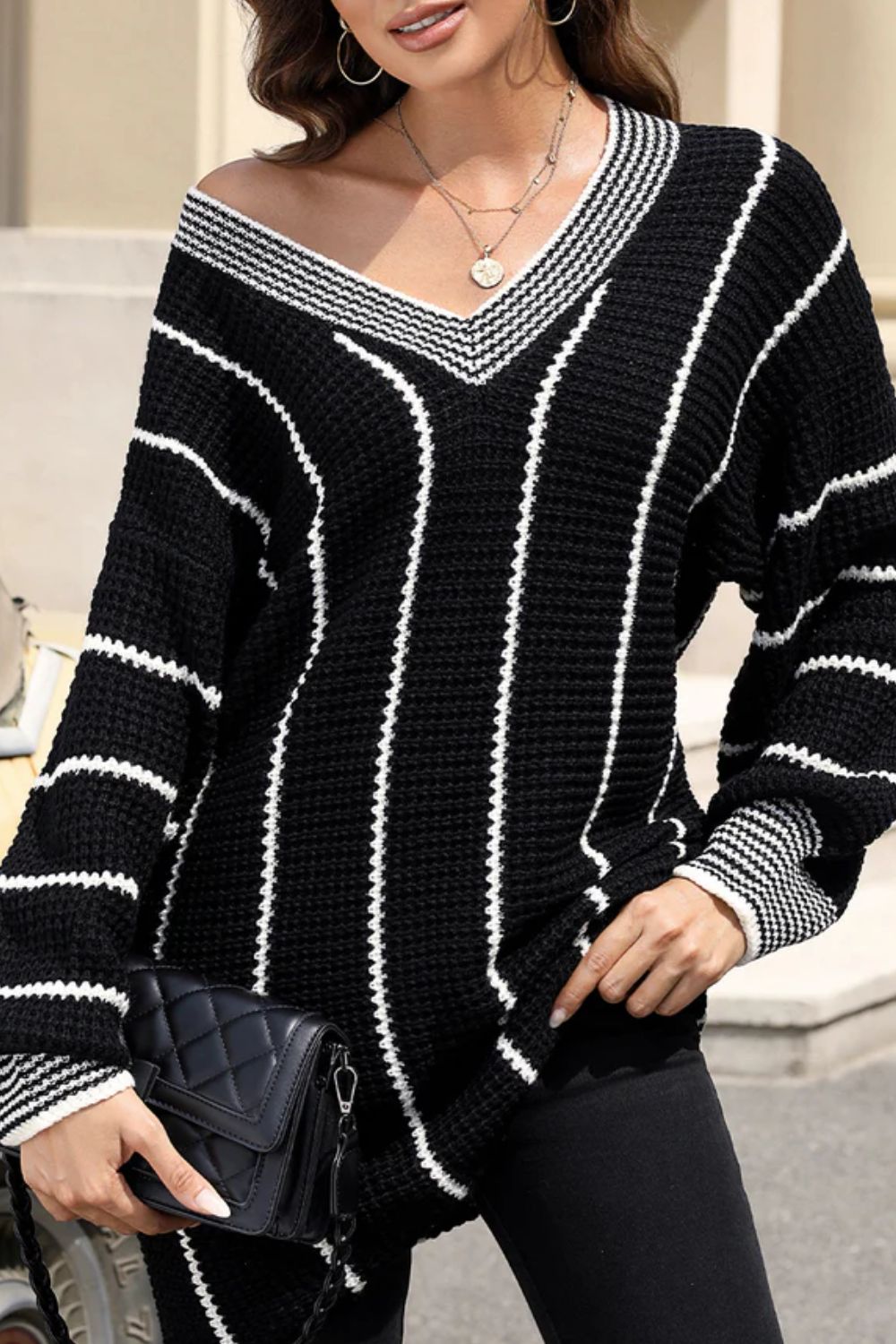 Vana Striped Sweater