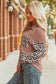 Journee Leopard Ribbed Casual Shacket