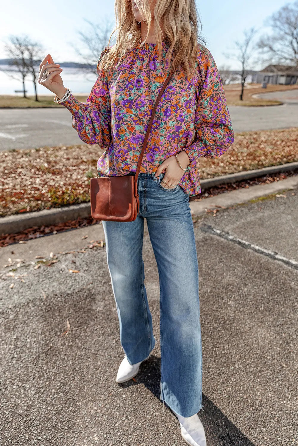 Floral & Festive Blouse