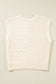Madelyn Cable Knit Dolman Armholes Sweater Tank