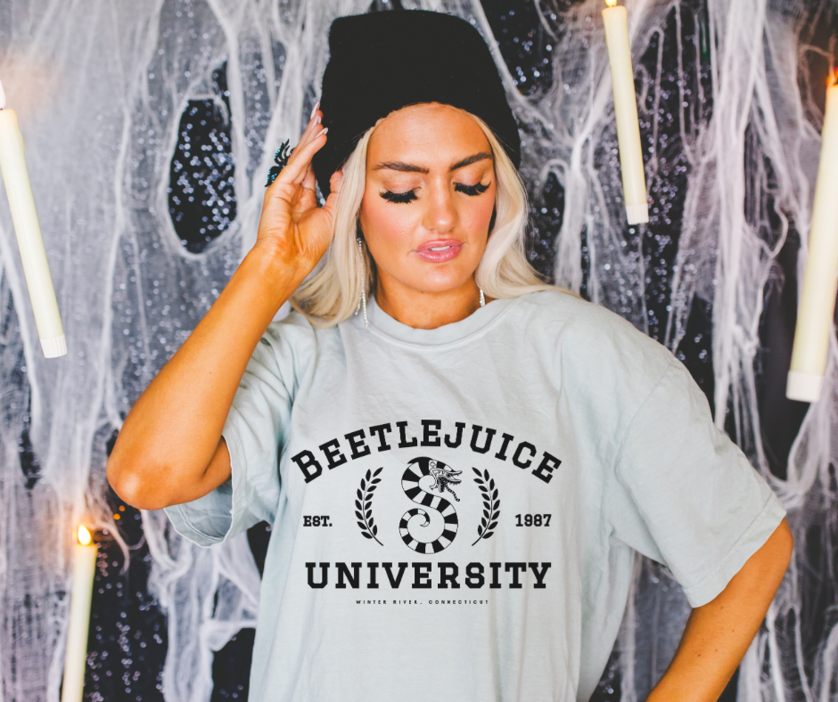 Beetlejuice University Tee