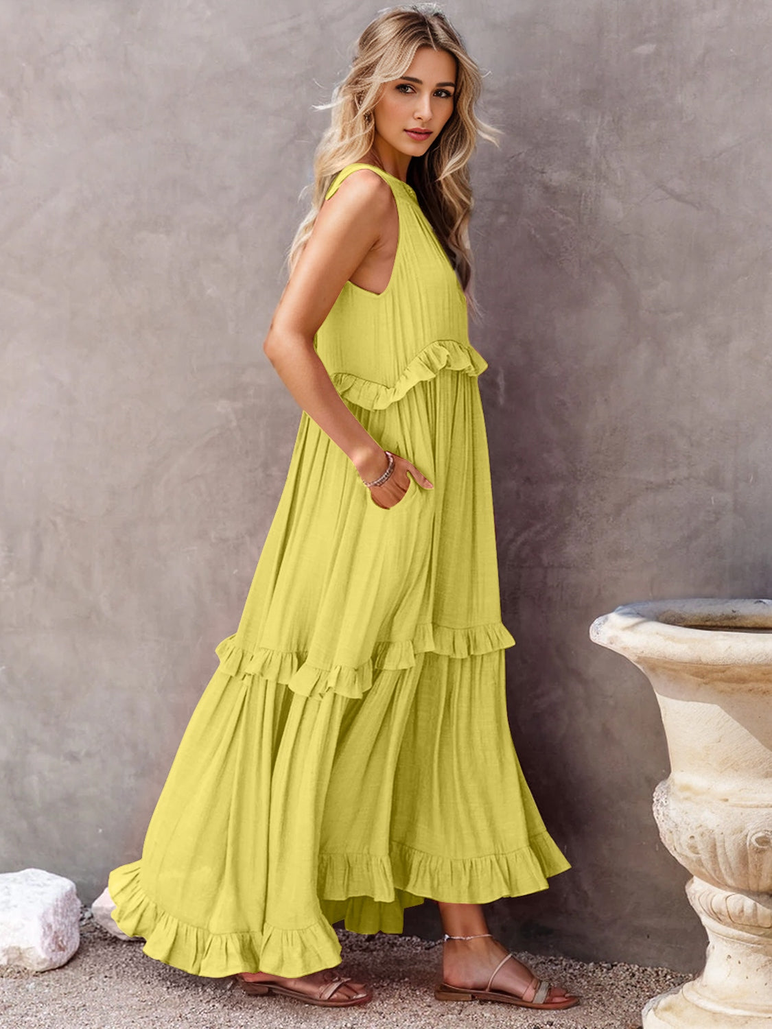 Layla Tiered Maxi Dress