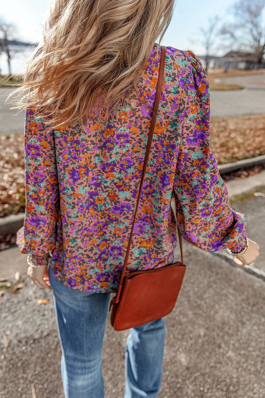 Floral & Festive Blouse