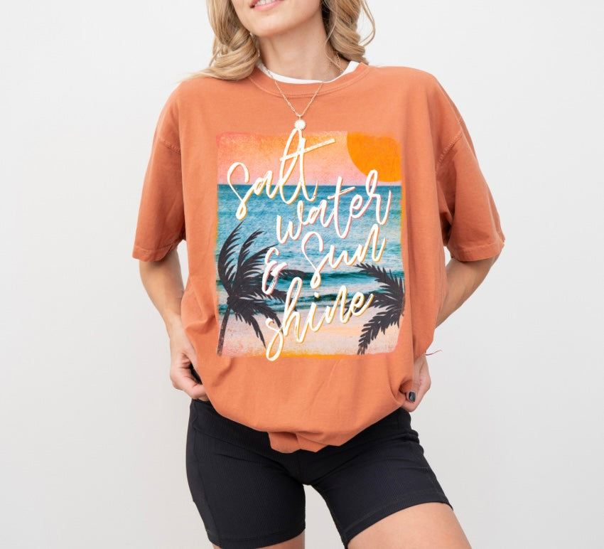 Salt Water and Sunshine Tee