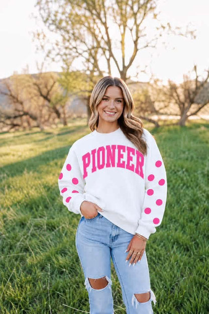 Varsity Dot Crewneck - Pioneer (2 Options)