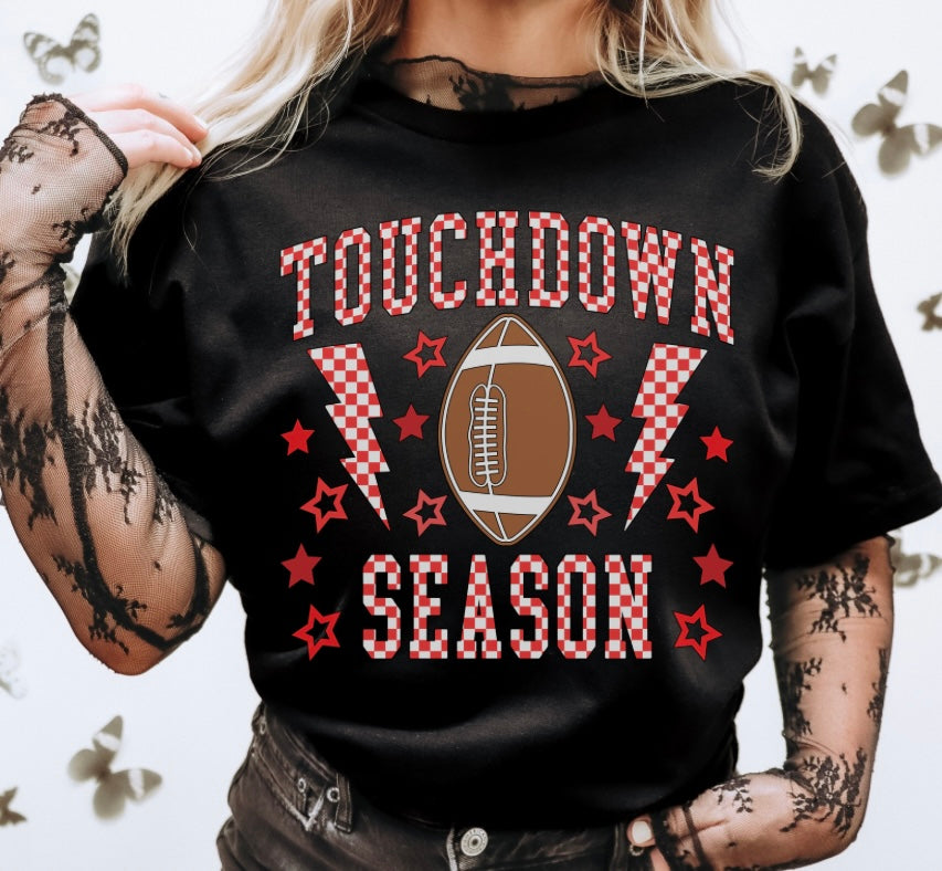 Touchdown Season Red Check