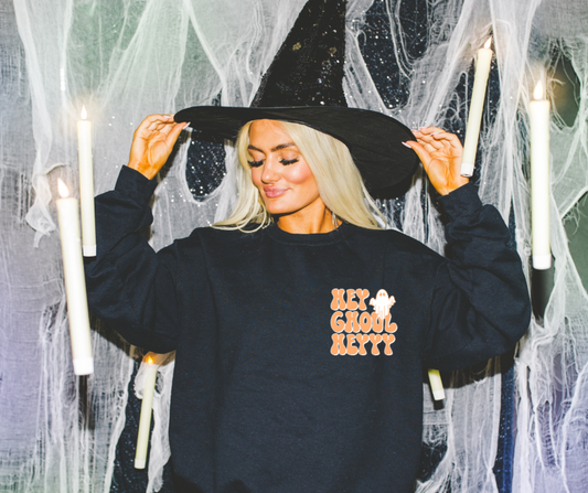 Hey Ghoul Hey (Orange) Sweatshirt