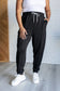 Center Seam Scuba Joggers in Black