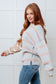 Exceptional Thought Striped Patchwork Sweater