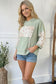 Happy Little Details Sage Pullover