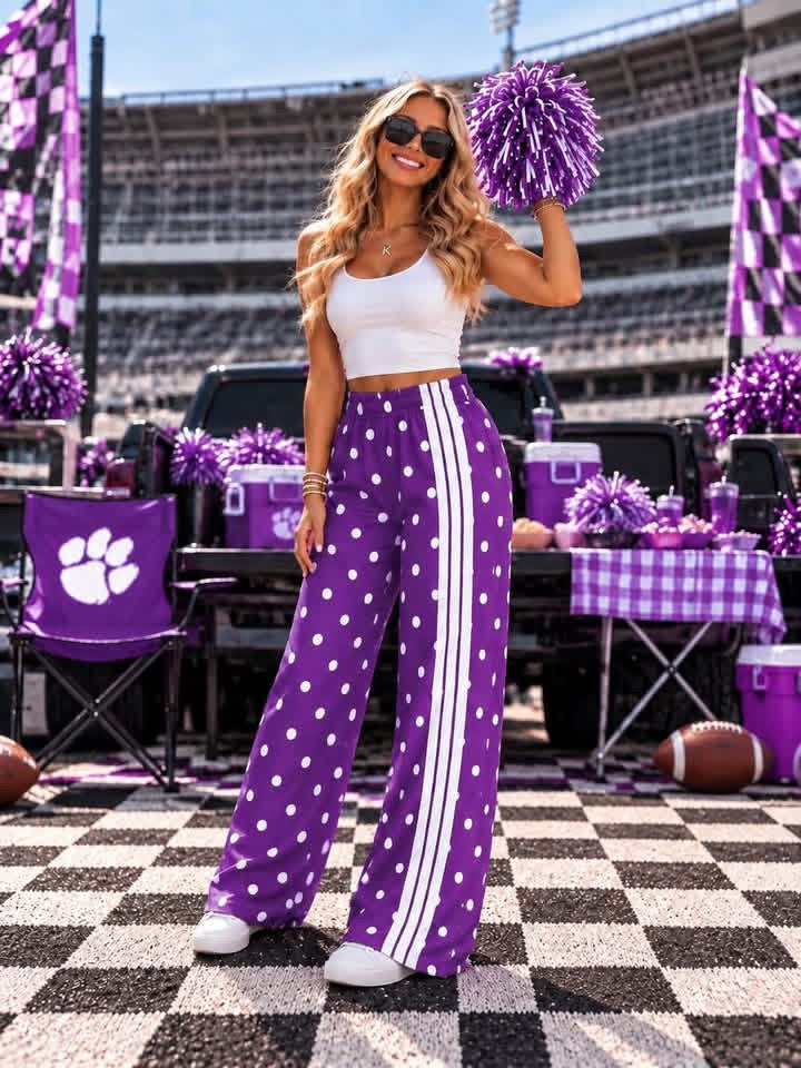 Varsity Wide Leg Pant