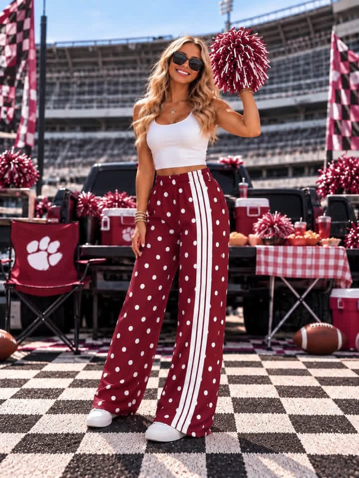 Varsity Wide Leg Pant