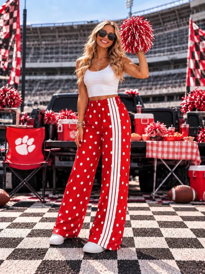 Varsity Wide Leg Pant