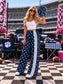 Varsity Wide Leg Pant