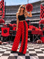 Varsity Wide Leg Pant