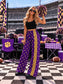 Varsity Wide Leg Pant