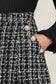 MODERN FEMME TWEED SKORT