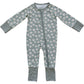 Light Green Daisy Bamboo Zipper
