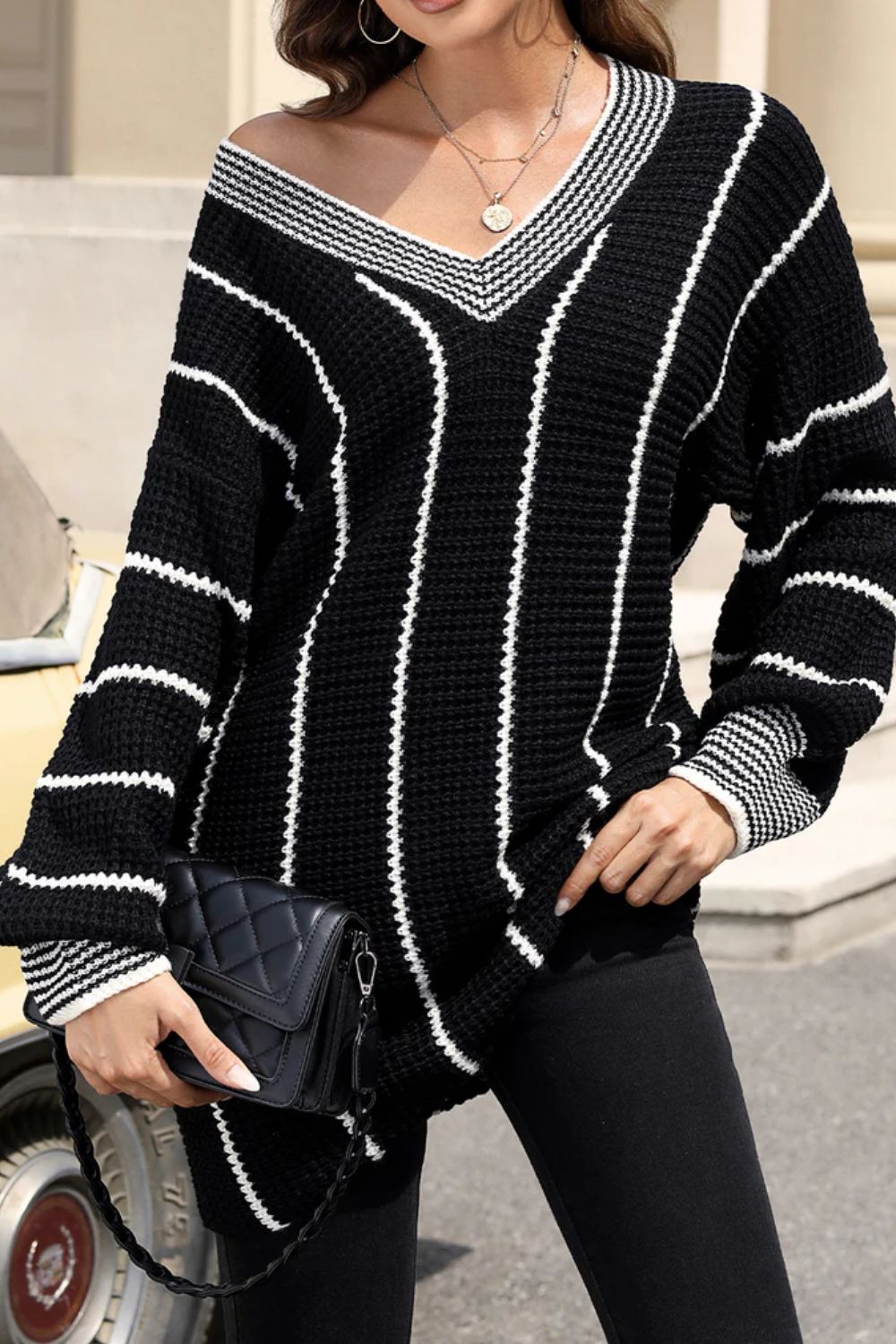 Vana Striped Sweater