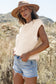 Madelyn Cable Knit Dolman Armholes Sweater Tank