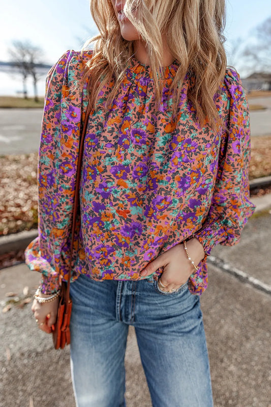 Floral & Festive Blouse