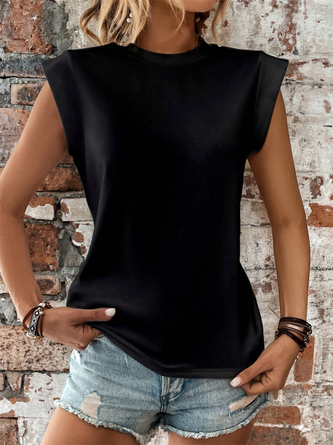 Fallon Cap Sleeve Blouse