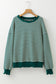 Angie Stripe Loose Drop Shoulder Long Sleeve Top