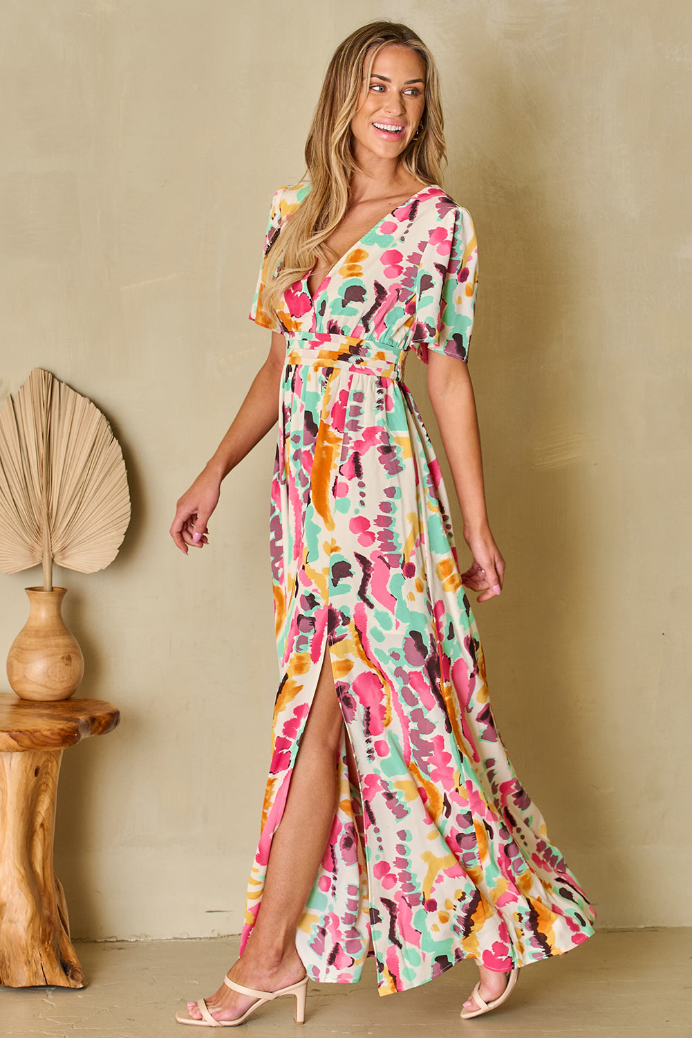 Harlow Short Sleeve Maxi Dress