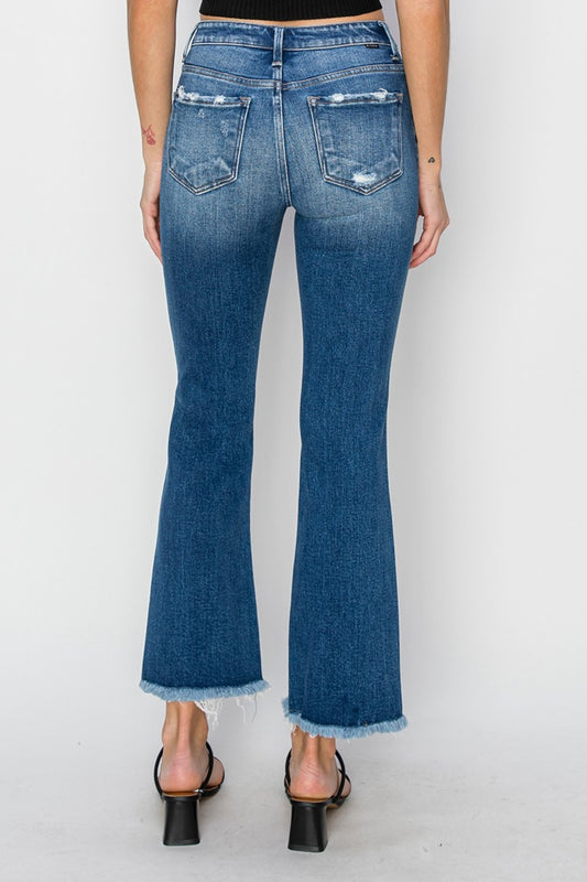 RISEN Ankle Straight Jeans