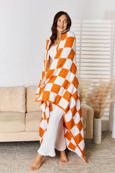 Avi Checkered Throw Blanket