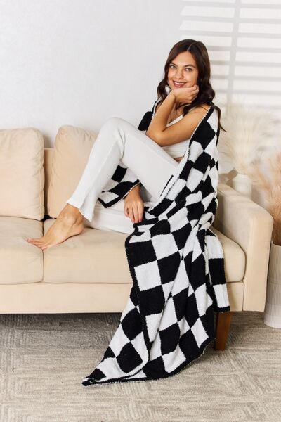 Avi Checkered Throw Blanket