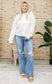 Keep Me Here Knit Sweater in Cream