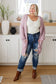 Soft Wisteria Hooded Cardigan